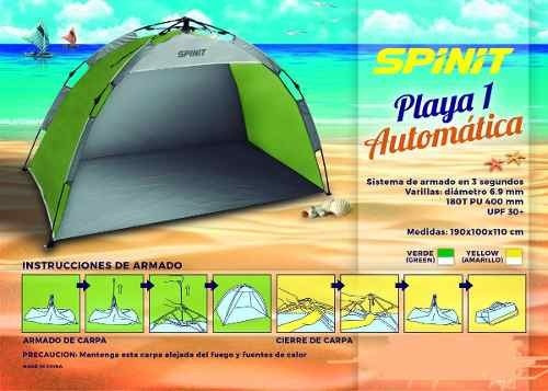 Carpa Playera Autoarmable En Segundos Local Palermo de Pescadores