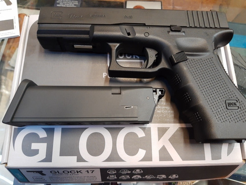 Pistola Umarex Aire Comprimido Glock 17 Lock Co2 4,5 Mm+ Box - Tienda  Online camping