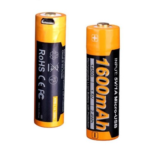 Bateria Pila Recargable Aa Usb Fenix Arb-l14 1600mah 1.5v 3