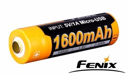 Bateria Pila Recargable Aa Usb Fenix Arb-l14 1600mah 1.5v 2